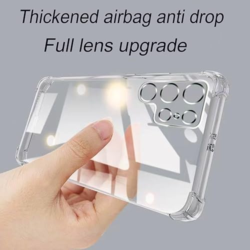 Miniatura 3 de Funda para teléfono Samsung Galaxy S22 Ultra, transparente de silicona TPU carcasa trasera compatible con Samsung Galaxy S22 Ultra.