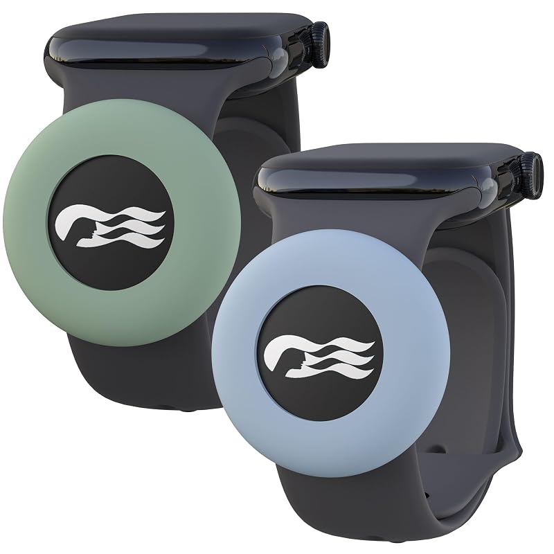 Suporte Adaptador para Ocean Medallion de Relógio GudCoaks para Princess Cruises Verde/Azul Kit com 2