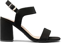 Vista 40 de DREAM PAIRS Women's High Chunky Heels Square Toe Block Ankle Strap Dress Comfort Sandals