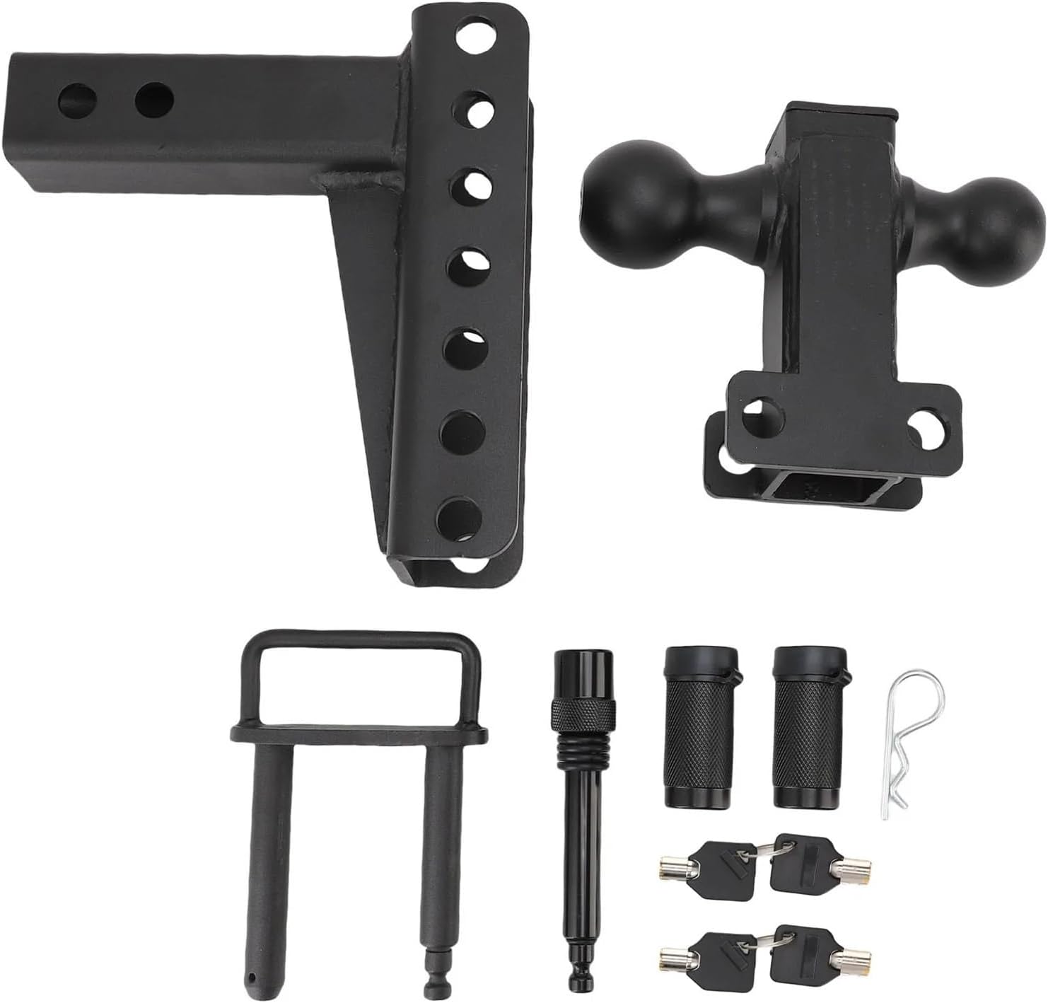 Replacement Heavy Duty Tow Hitches Easy Adjustment Adjustable Trailer Hitch Ball Mount Enhanced Safety Iron Structure for Truck RV