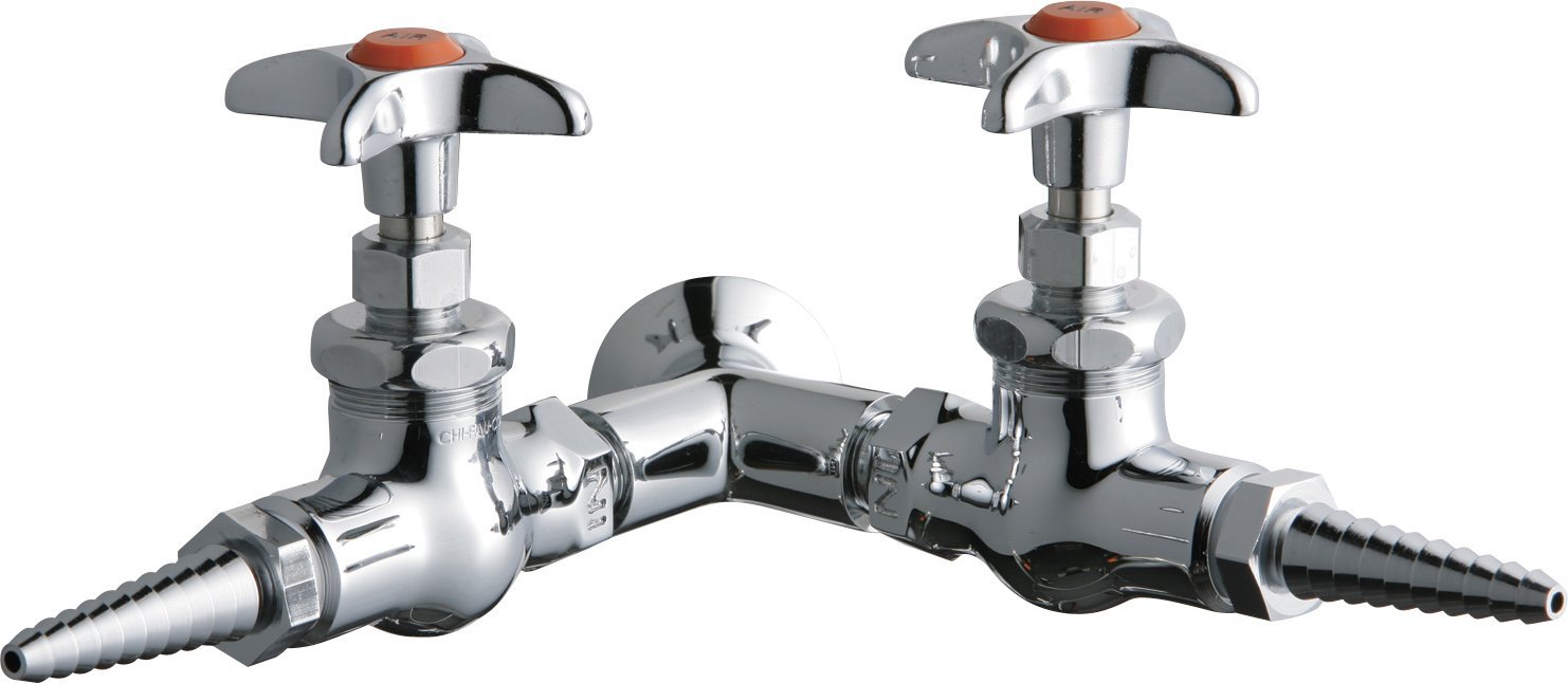 CHICAGO FAUCETS 987-937CHAGVCP Y Pattern Wall Flange with Two