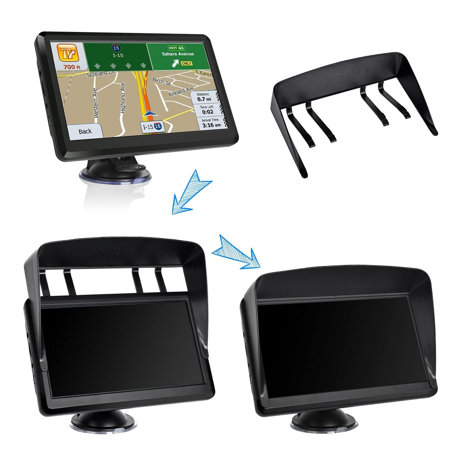 Mapa 2025 de navegación GPS para coche, navegación GPS para camión, caravana y coche, alertas de conductor, instrucciones paso a paso, mapa de actualización gratuita