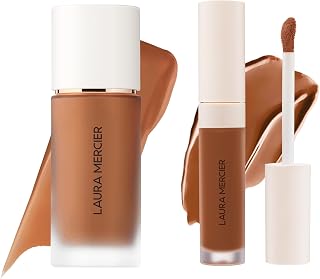 Real Flawless Waterproof Liquid Foundation, 12 HR Fade-Proof Wear, Hydrating, 5C1 Sepia + Real Flawless Weightless Perfecting Serum Concealer, 16HR Crease-Proof Wear, 5C1 Bundle