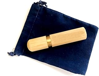 New Natural Sandalwood Cremation Urn/Scattering Tube - Fits Pocket or Purse, Perfect for Travel, TSA Compliant