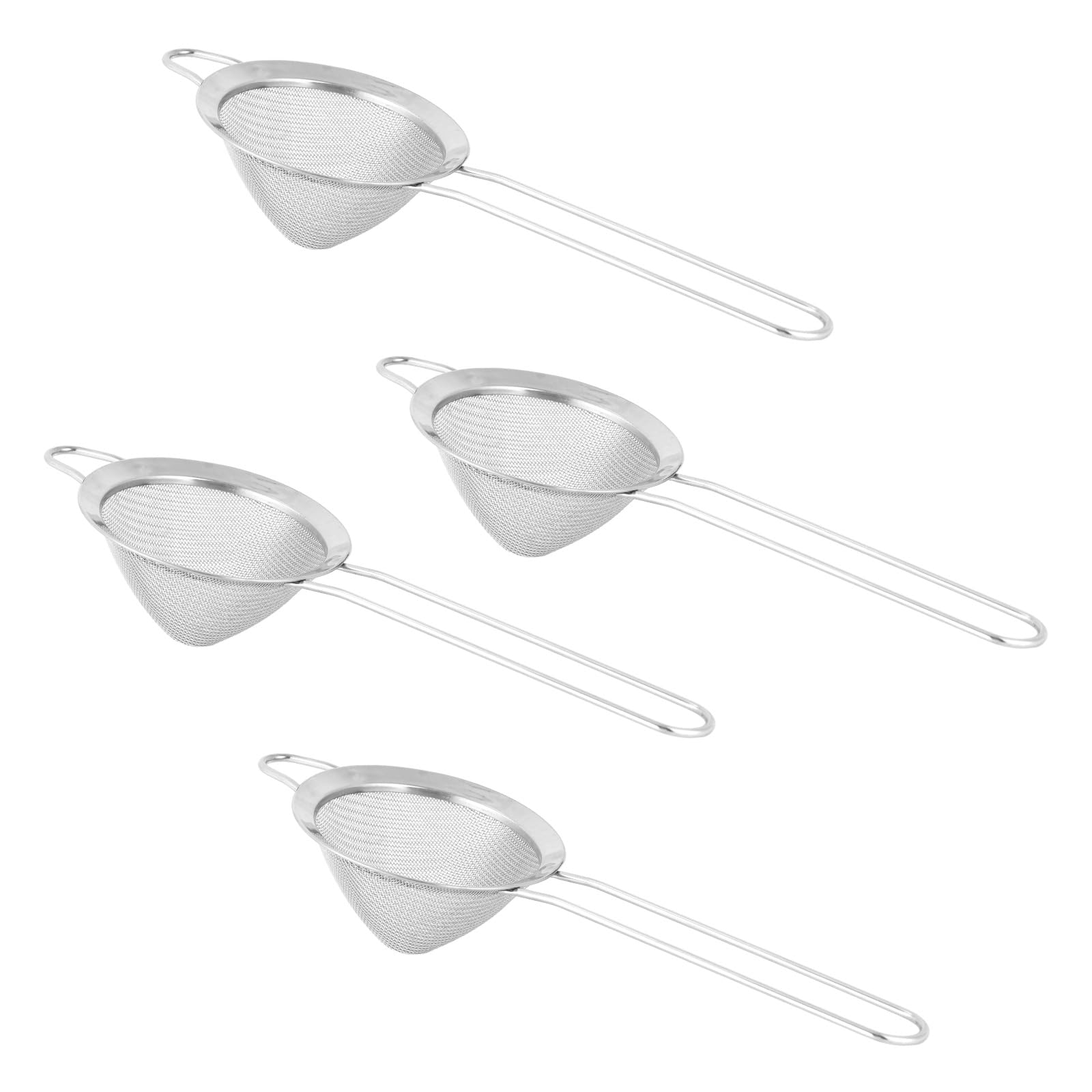 XIHIRCD 4pcs 3.35" Fine Mesh Strainer for Kitchen, Cocktail Strainers