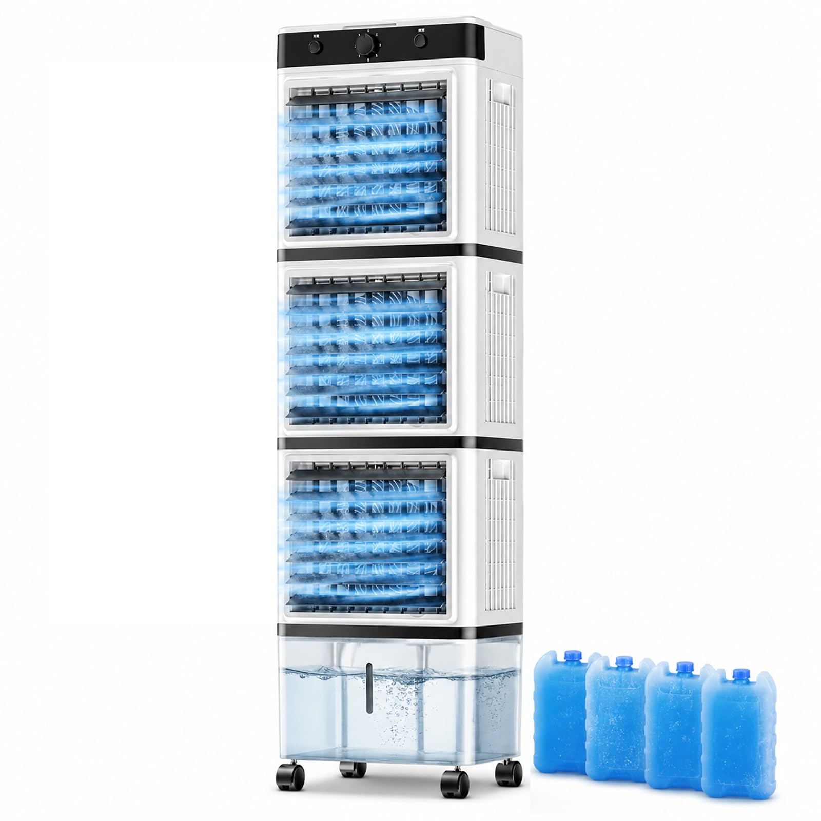 Evaporative Air Cooler, Portable Swamp Cooler