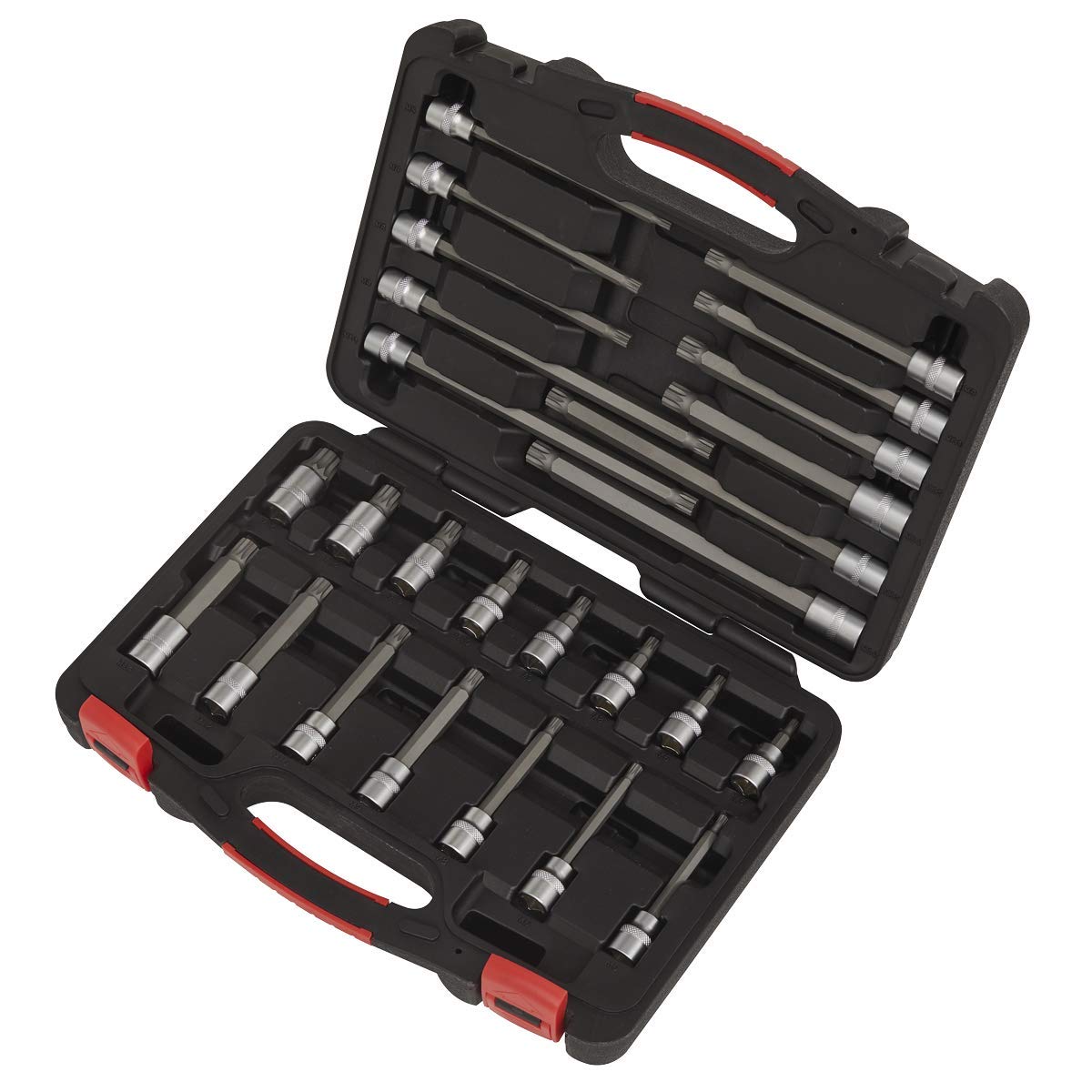 Sealey AK89002 26pc 3/8" Sq Bussola con Inserto Presa Set Punte