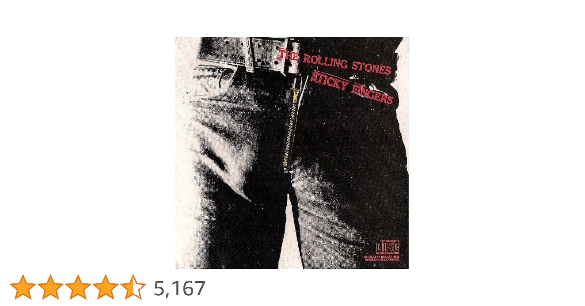 希少❣️The Rolling Stones Sticky Fingers初回盤 The Rolling Stones – Sticky Fingers – Vinyl (Zipper cover