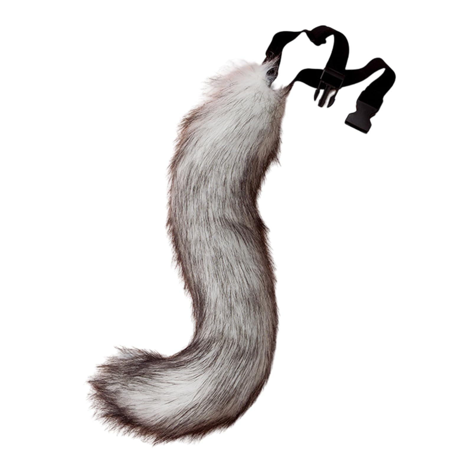 Buxuaaaa Realistic Faux Foxes Tail for Fashion Enthusiasts Animal Themed Accessory Elegant Faux Foxes Tail for Stylish Attire Fashion Hair