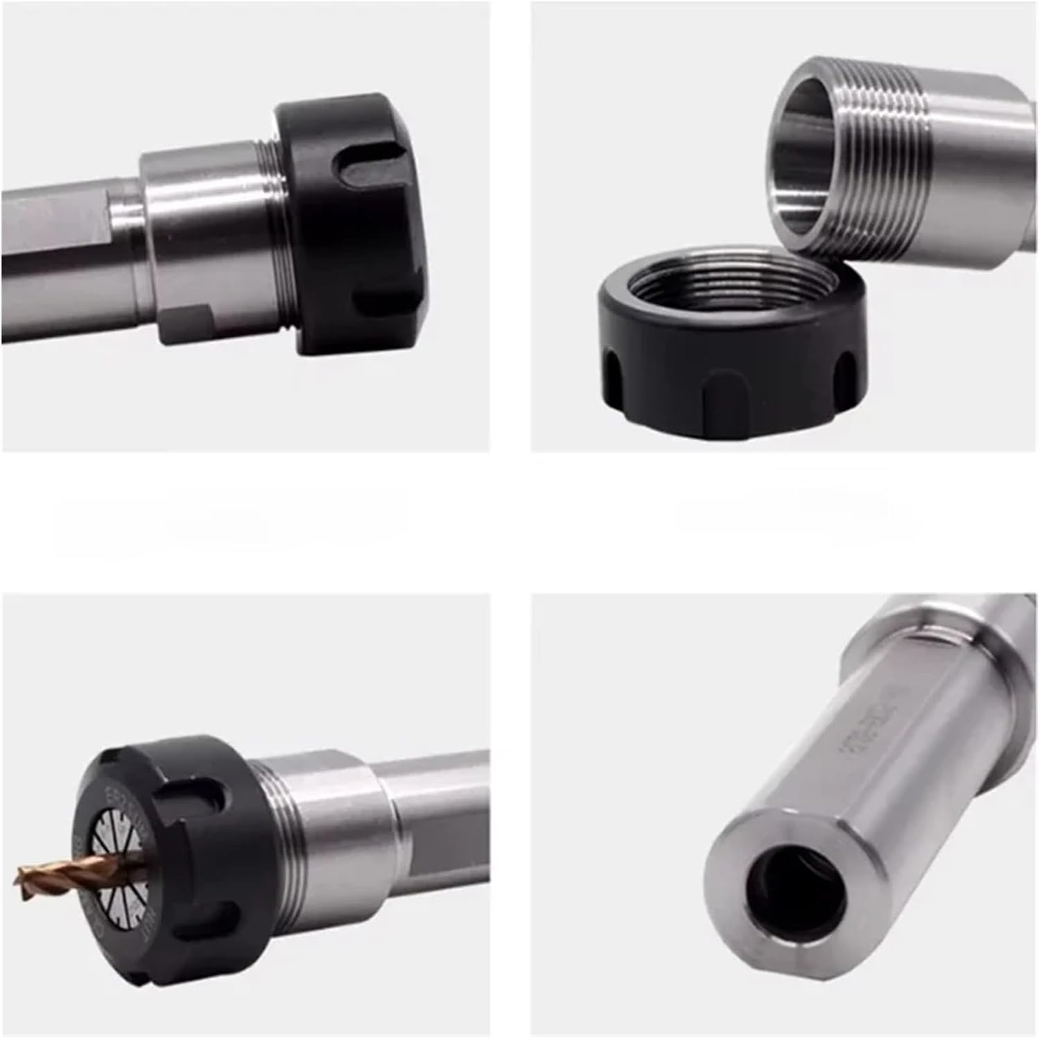 Straight Shank Extension Rod ER11 ER16 ER20 - Precision Grinding Milling Tool for Deep Hole Machining-1pc(C12-ER11A-100L)