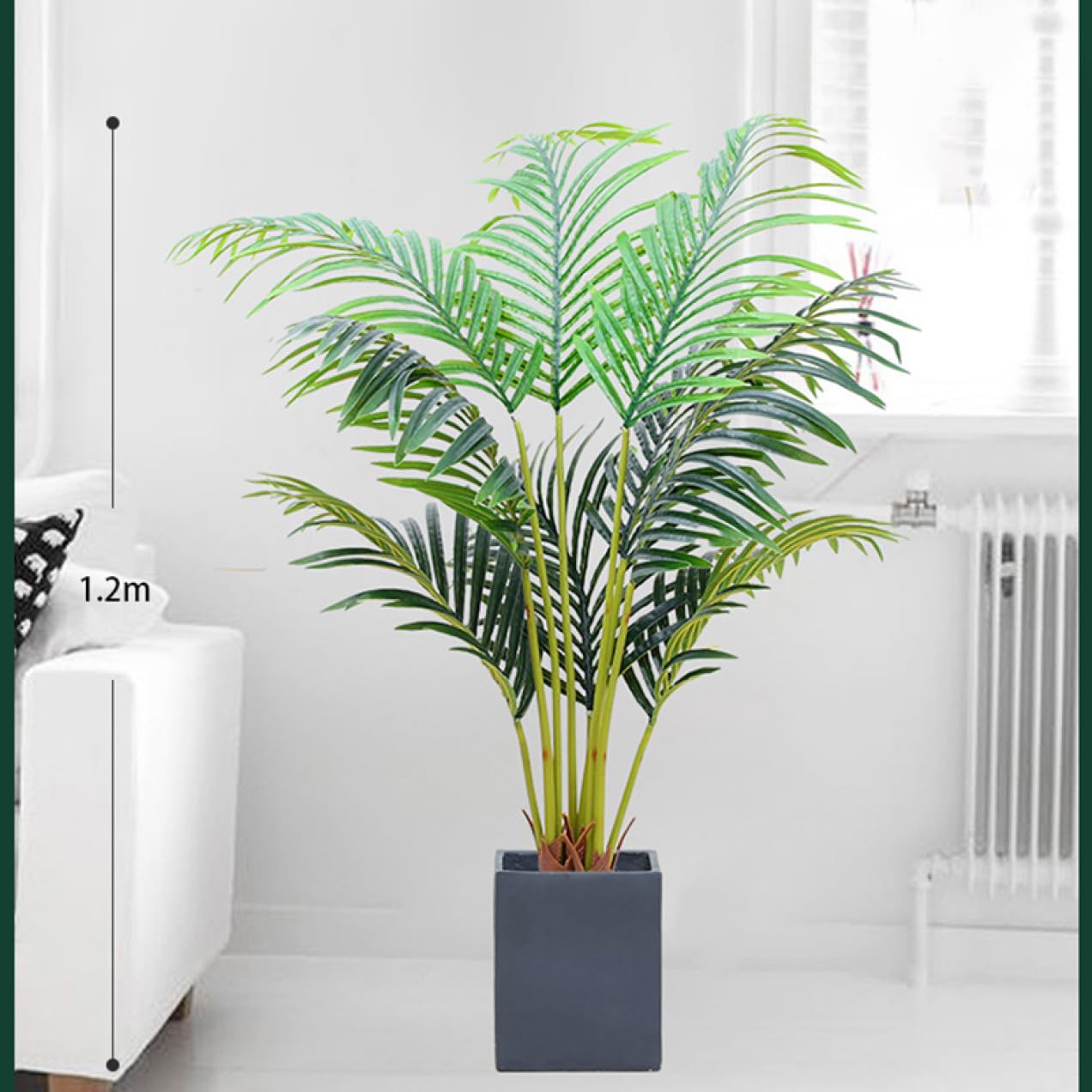 フェイクグリーン　人工ヤシ　２本セット ヤシ 観葉植物 屋外用 人気 おしゃれ インテリアグリーン