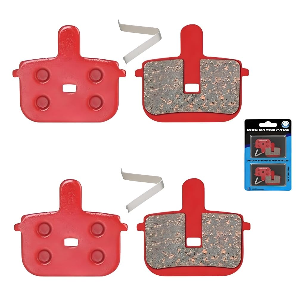 GUOFANG Bicycle Disc Mechanical Brake Calipers Universal front and rear disc brakes Wear-resistant disc brakes Suitable for most standard mountain bikes Road bikes (Brake Pads - 2 Pairs)