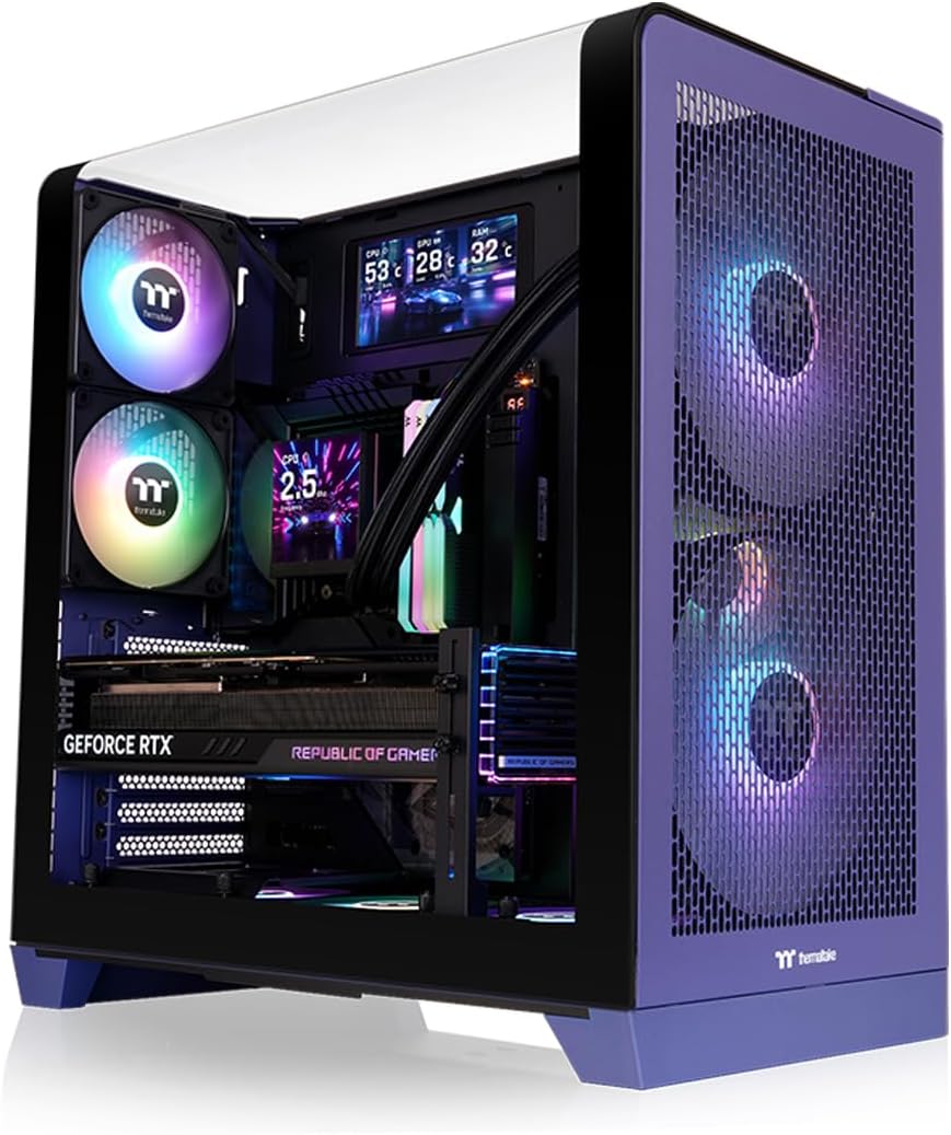 Thermaltake 6.0 Inch LCD Screen Kit; 1480x720p; TTRGBPlus 3.0 Supported; Type-C to USB (9-Pin); Standalone; Black; AC-079-OO1NAN-A1