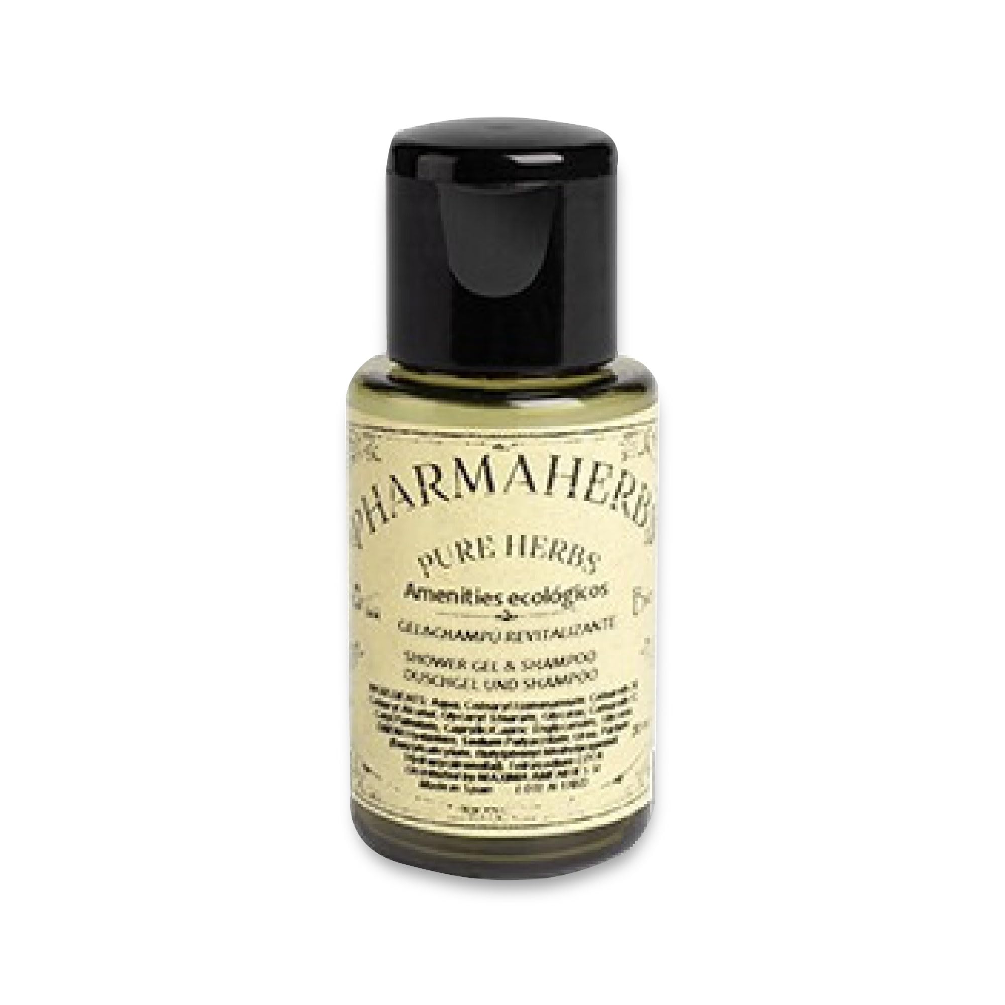 Pack de 130 Botellas de Gel y Champú Verbena y Lavanda Fresca 20ml - 2 en 1, Fórmula Suave y Refrescante, Ideal para Hoteles, Spas y Viajes