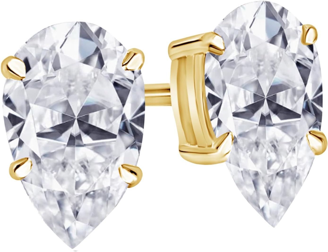 Houston Diamond District IGI Certified LAB GROWN Diamond Stud Earrings for women 4 Prong Push Back (E/F Color VS2/SI1 CLARITY)