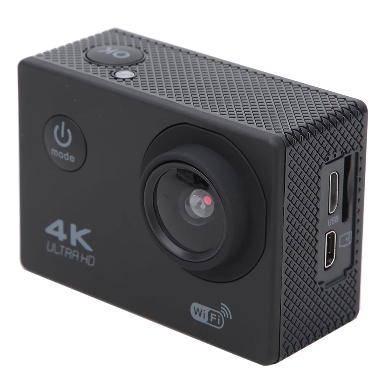 Fotocamera Sportiva HD, Videocamera di Azione WiFi HD 1080P per Esterni con Kit di Accessori per Supporti Impermeabili per Custodia per L'Equitazione All'Aperto, Il Surf Subacqueo