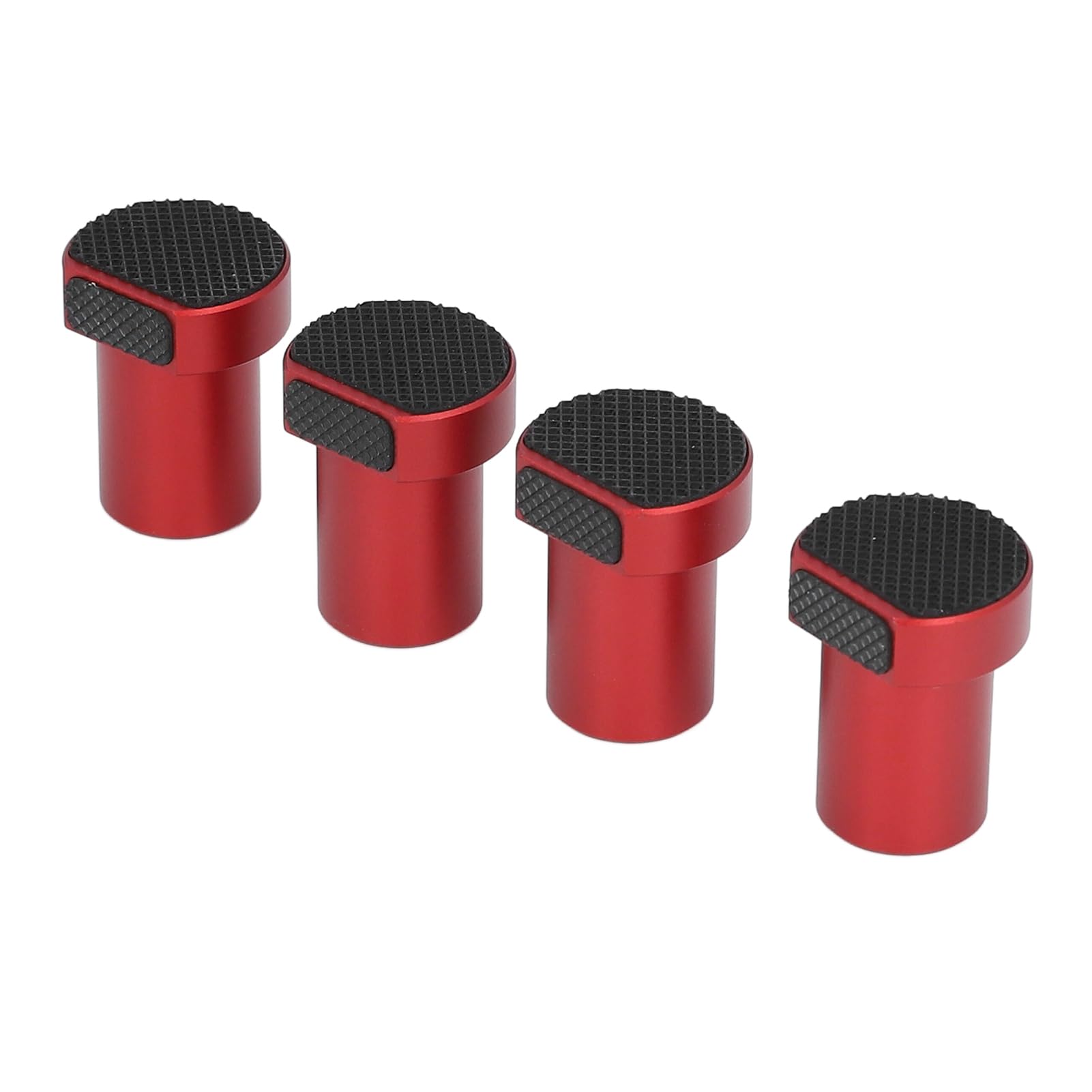 Alomejor Chiens D'établi Antidérapants en Alliage D'aluminium pour Bloc de Limite de Trou D'établi de Travail du Bois, Arrêt de Table 4 Pièces de 20 Mm pour Table de Travail du Bois, adapté à la de