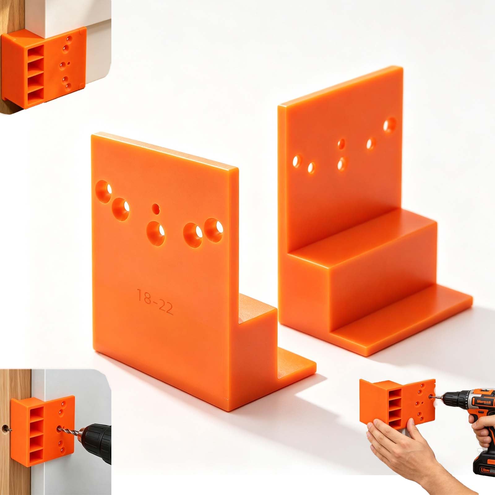 Wardrobe Cabinet Side Filler Panel Installation Locator, Wall Panel Jig (18-22,A2)