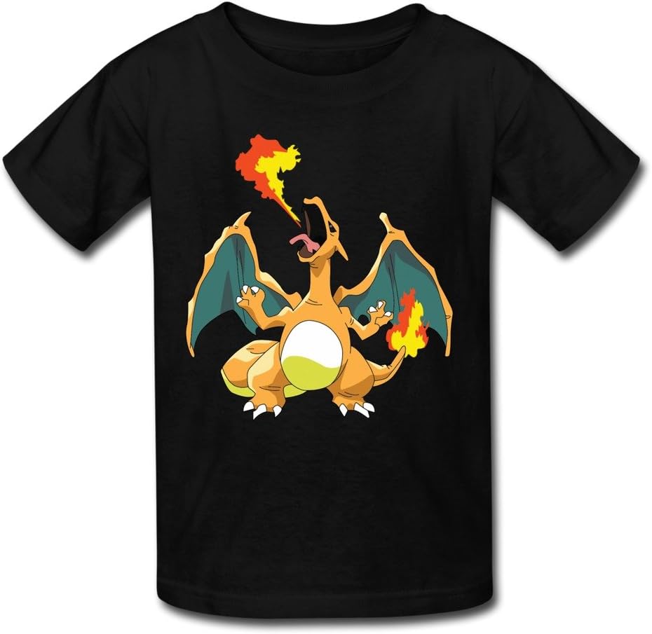 Kid's Graphic Pokemon Charizard T-Shirts by Mjensen