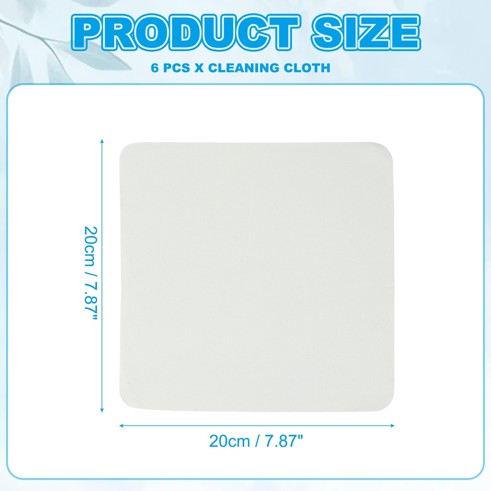 PATIKIL Glasses Cleaning Cloth 7.9" x 7.9" - Image 2