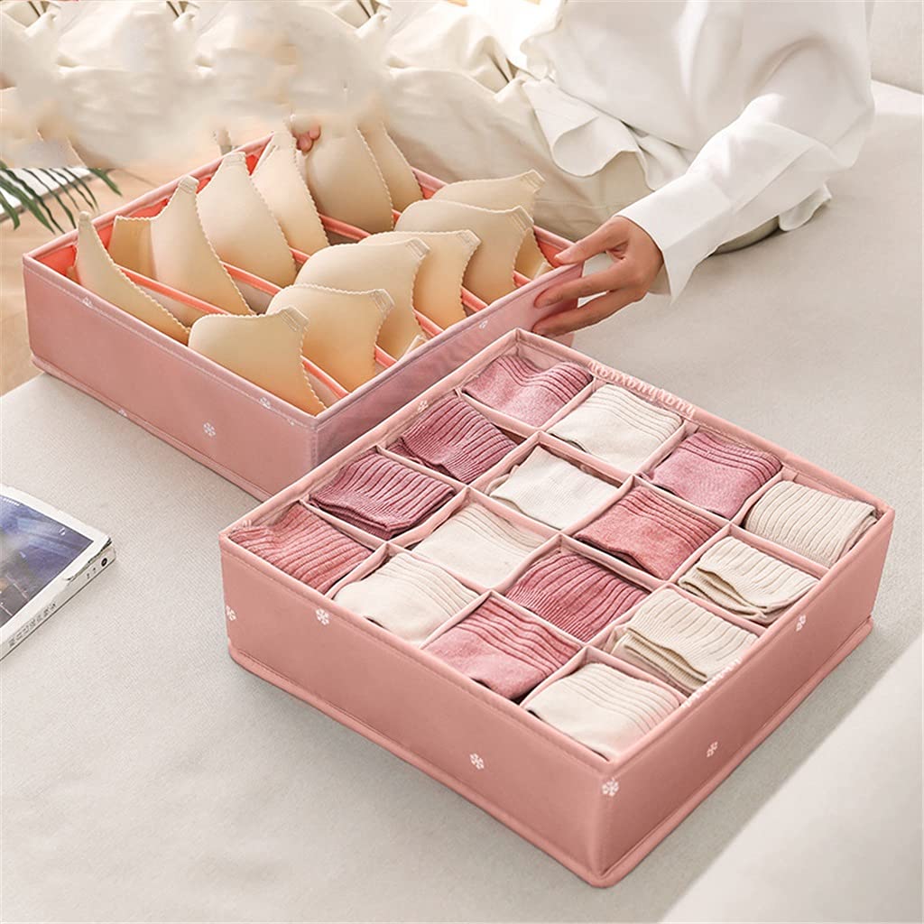 Organizador de cajones para Ropa Interior, Caja de Almacenamiento de Calcetines, Sujetadores, Armario de Ropa