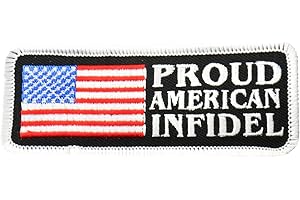 Hot Leathers American Infidel Patch (4" W x 2" H)