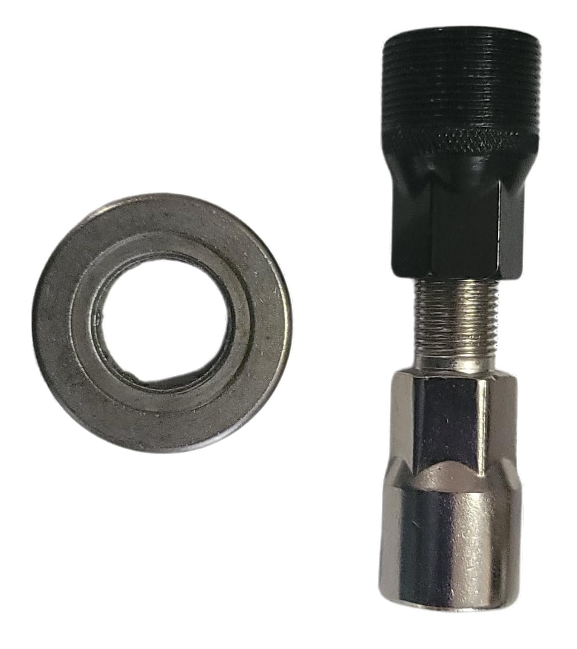 Generic One Way Clutch Bearing and Crank Puller for Recumbents and Upright Bikes, silver