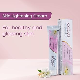 KOZICARE Skin Lightening Cream - 15Gm (Pack Of 4)|Enriched With Kojic Acid, Alpha Arbutin, Glutathione, Niacinamide And Vitamin C|Best For Melasma, Pigmentation, Dark/Age Spots