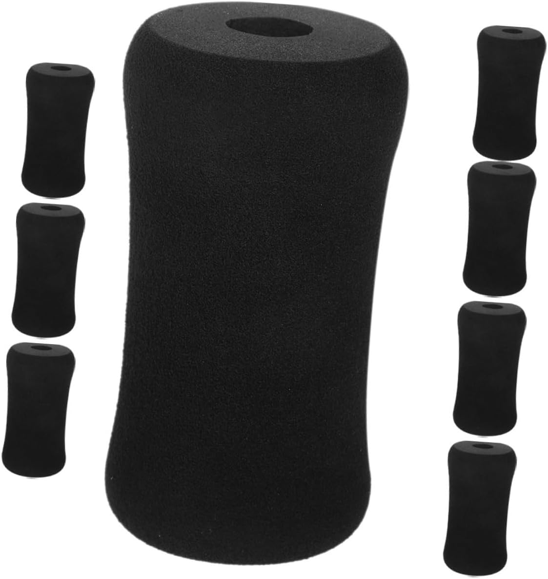Yardwe 8pcs Leg Foot Pads Rollers for Gym Equipment Mat for Exercise Equipment Foam Roller Muscle Foam Gym Accessories