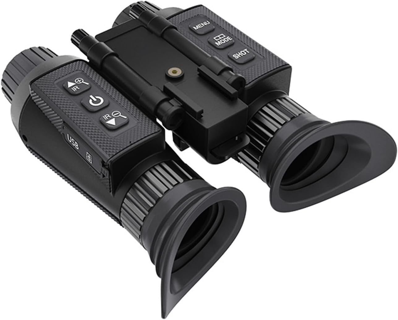 ROBBIN 4K Night Vision Goggles with 3D Vision Effect, Night Vision Binoculars with 8 X Digital Zoom and 7 Infrared for Hunting Wildlife Observation Surveillance