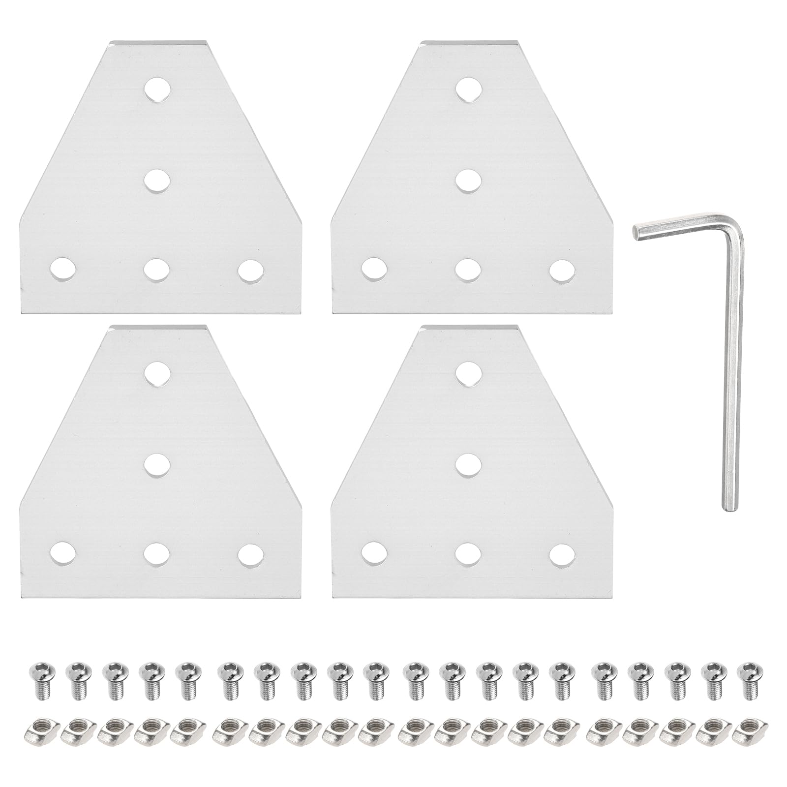 Plaque de joint de support d'angle en T pour fixation rigide 2020