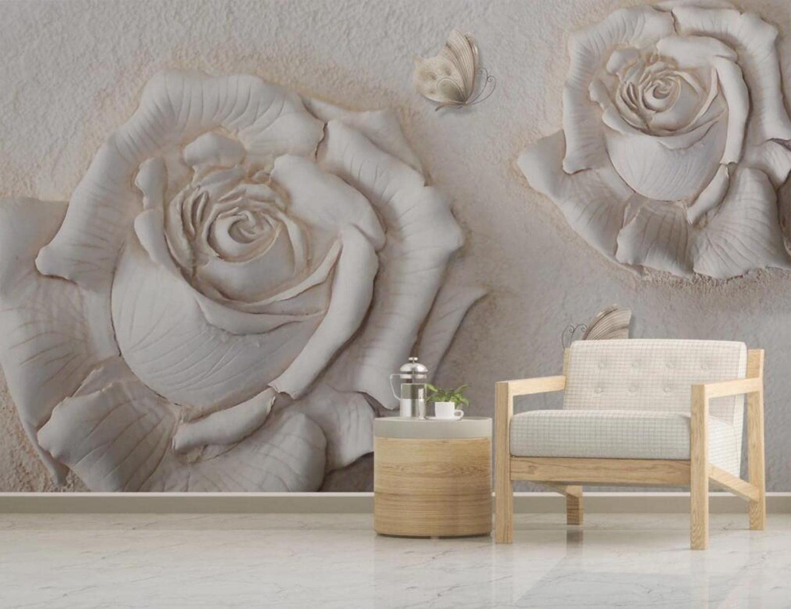 Wallpaper for Living Room Roses Wallpaper Mural 3D Wallpaper for Bedroom S-14723 350X250CM