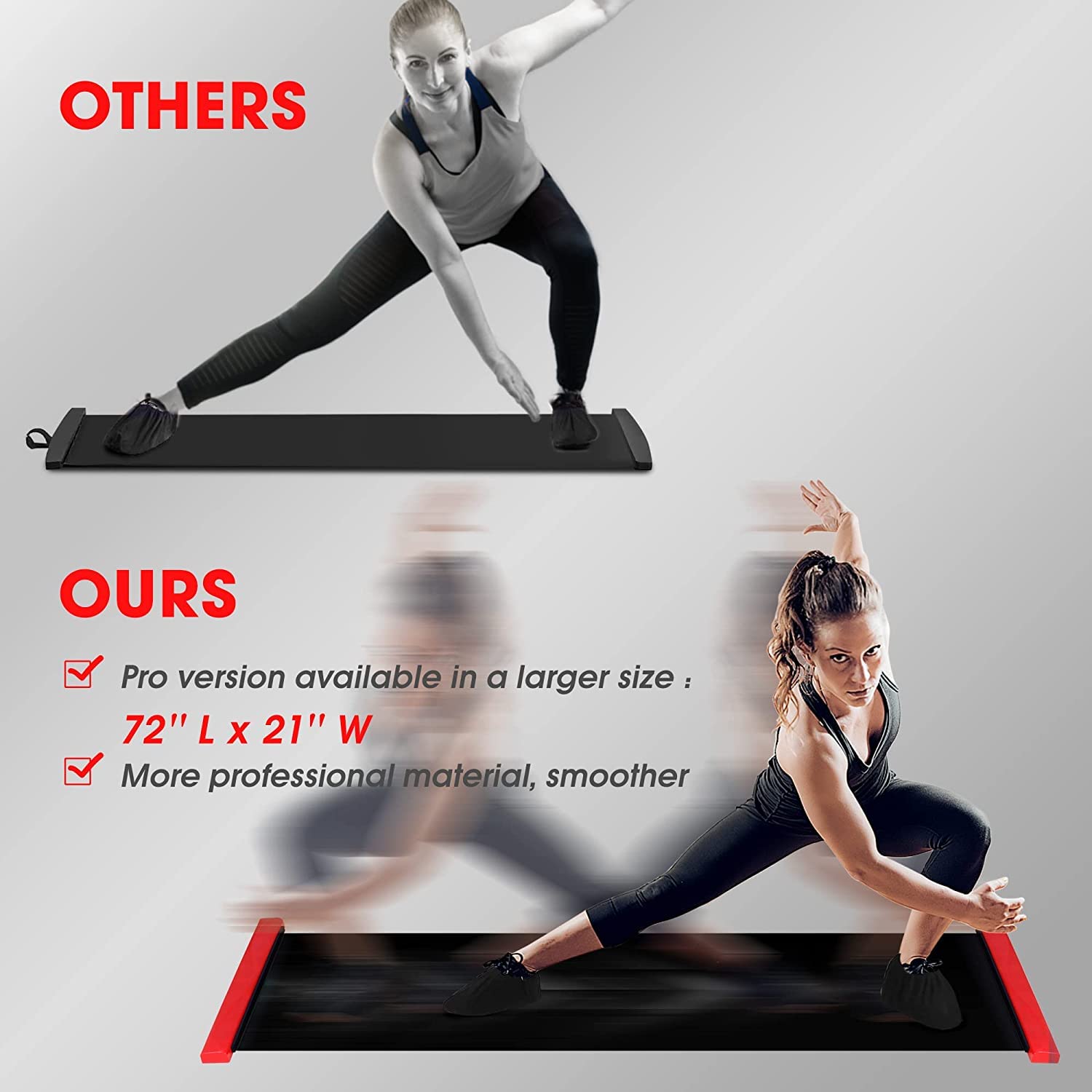 Slide Board Skating Training Hockey Training Slide Board Slide