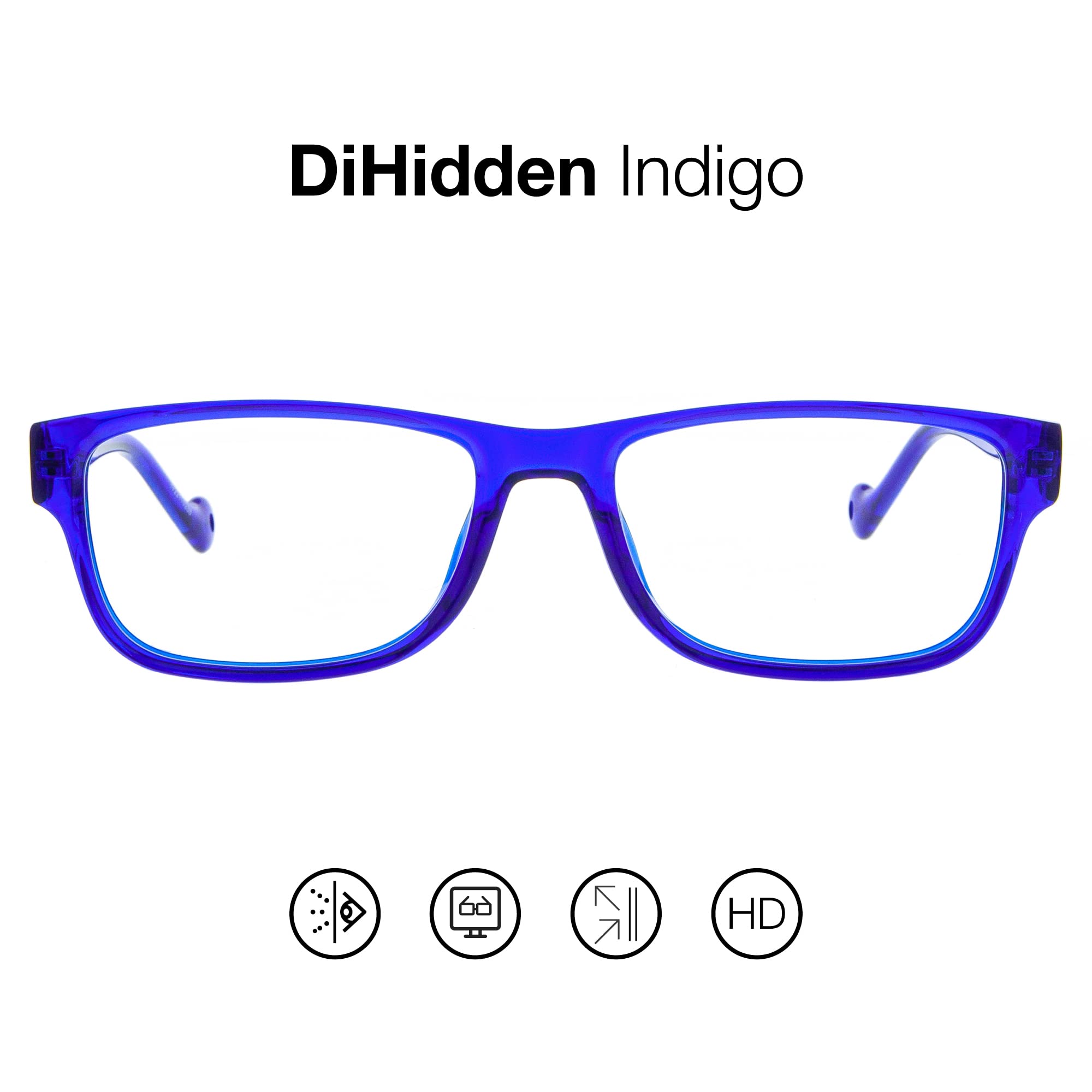 DIDINSKY Hidden Occhiali da Lettura, Anti Luce Blu per leggere da vicino | Montatura leggera · Per leggere da vicino · Anti luce blu · Ingrandimento +1.0 a +3.0 · Custodia inclusa