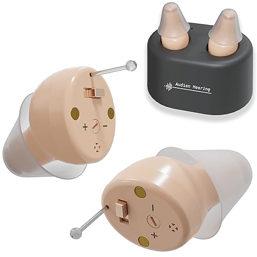 Audien ATOM Rechargeable Hearing Amplifier to Aid and