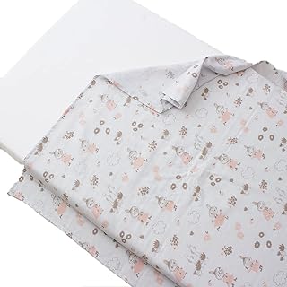 ムーミン マルチガーゼケット 日本製 2重ガーゼ おくるみ スワドル 授乳ケープ ひざ掛け 100×100cm (ミイとお花_ブラウン)