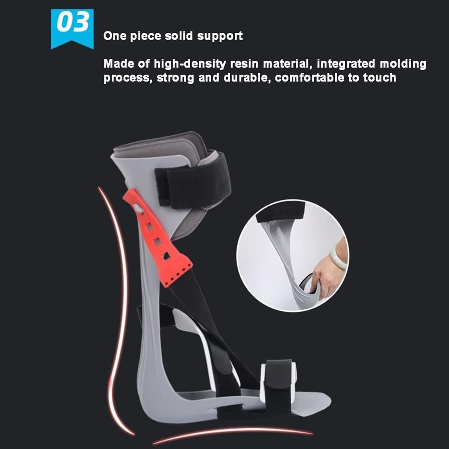 Orthèse De Pied De Cheville,Chute D'attelle De Cheville,Stabilisateur De Cheville,Pied Tombant Posture Releveur Soutien pour Pied Tombant Maladie De Contracture du Tendon D'achille