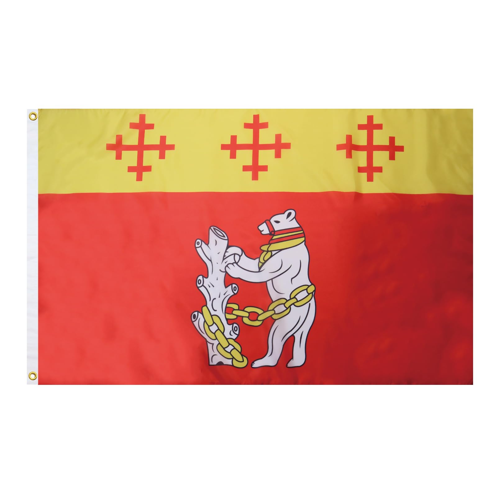 AZ FLAG Warwickshire county Flag 150x90 cm 100D Polyester 2 Grommets