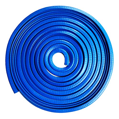 Ozkak Protecteur Joint de Portière Protege Porte Voiture 5M en Forme U Protection Véhicule Bande Caoutchouc pour Bords de Verre, Planche, Tôle, Carrosserie,Bleu Cover