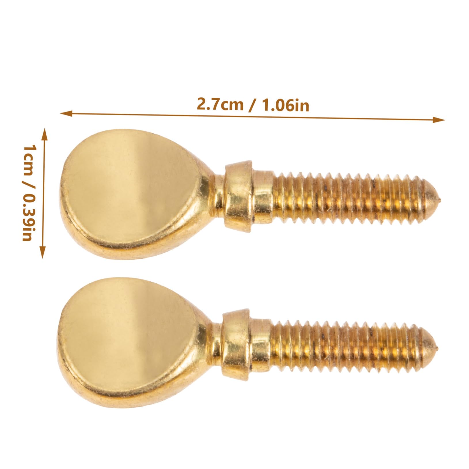 Toddmomy Flute Head Screw Set 2 Pieces Flute Repairing Supplies Strong Comfortable Easy to Install