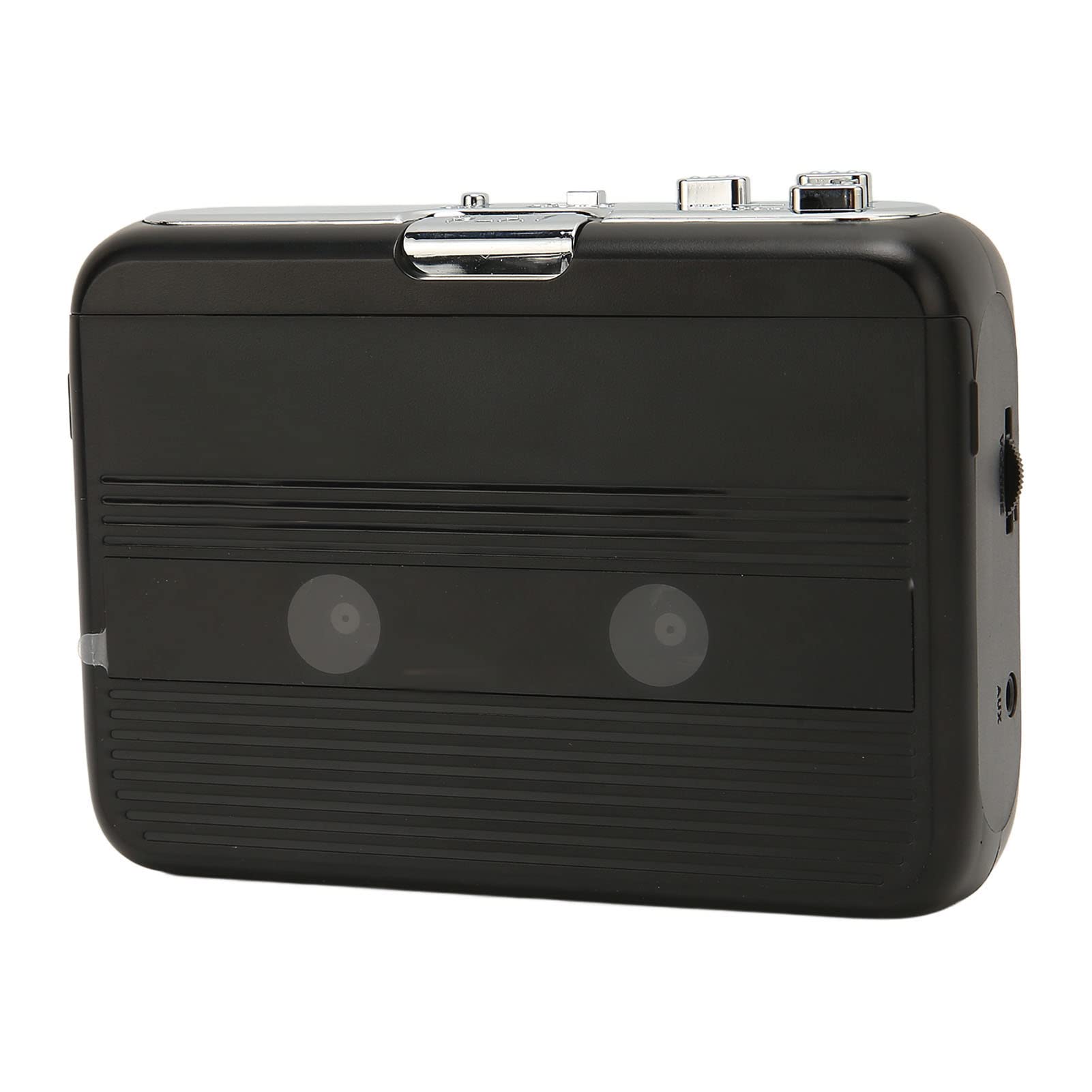 Reproductor de Casete Bluetooth, Calidad de Sonido Estéreo Claro, Función de Inversión Automática, Reproductor de Cinta FM, Conector para Auriculares de 3,5 MM, Plug and Play, Estuche de ABS Transpare