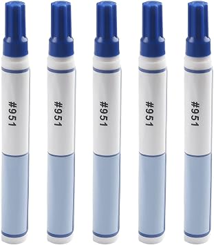 Soldering Flux Pen,5Pcs 951 Soldering Flux Pen, for DIY Welding Repair Electronics Tabbing Wire Soldering, SMT for SMD Rework Soldering Pen