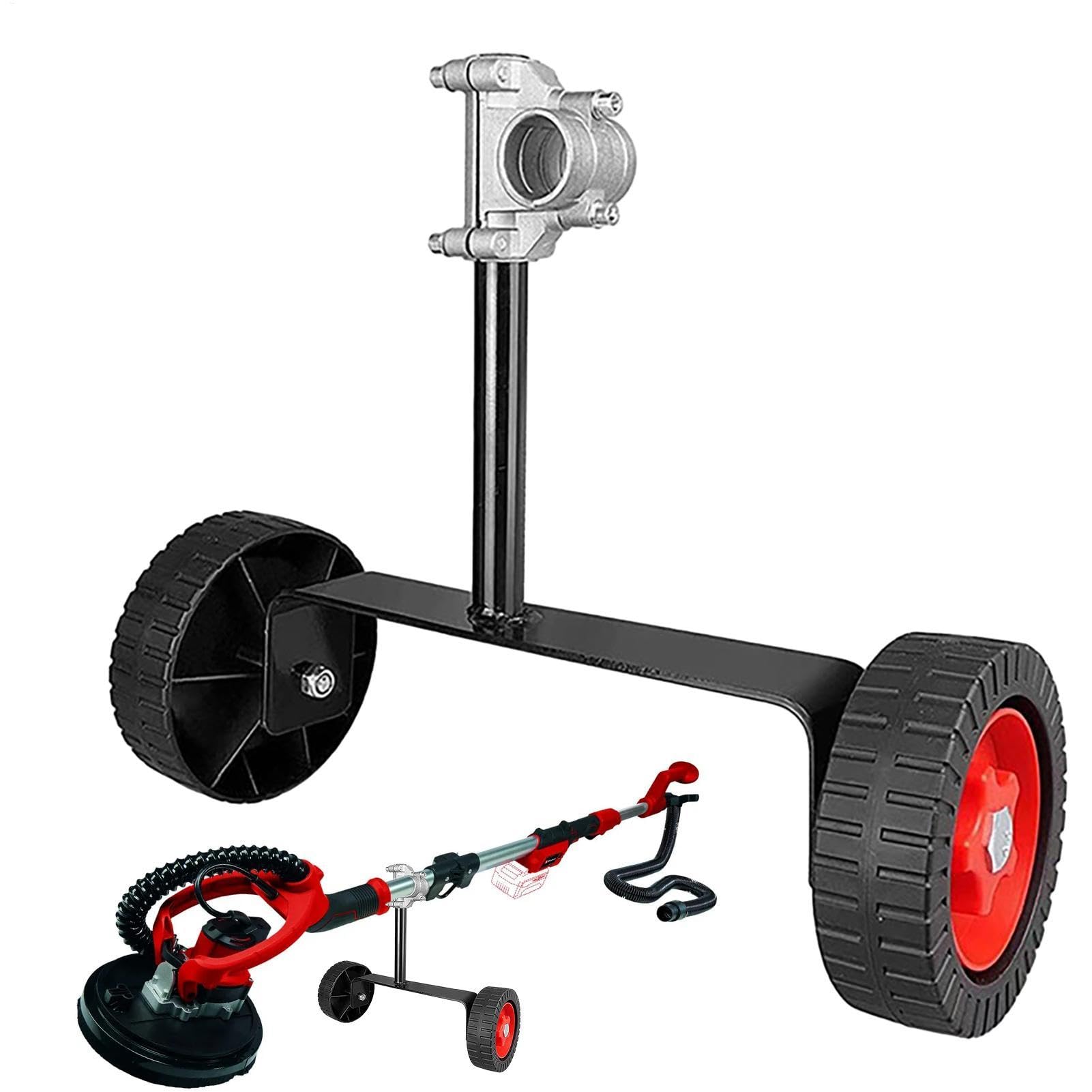 Strimmer Wheel Attachment - Durable Brush Cutter Wheels, Lawn Edger Support Kit | Strimmer Support Wheels, Universals Rolling Wheels for Grass Cutting, Adjustable Edging Tool for Lawns