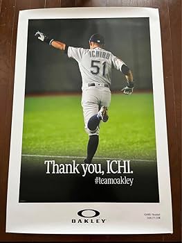 Amazon.co.jp: イチロー選手 引退記念ポスター オークリー 品