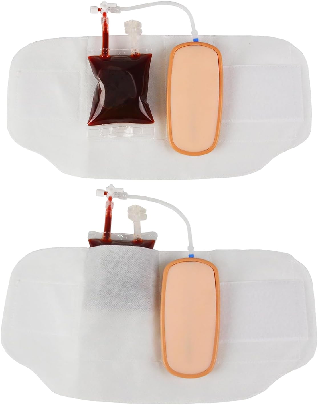 IV Practice Kit for Nursing Students – Wearable Venipuncture & IV Insertion Training Kit with Flashback Blood System, Phlebotomy Practice Model for Medical Training, IV Start Kit for Nursing School