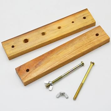 Oshhni Wooden Bookbinding Press, Flat Paper Press Machine, Press Bookbinder, Binding Machine, for Desktop