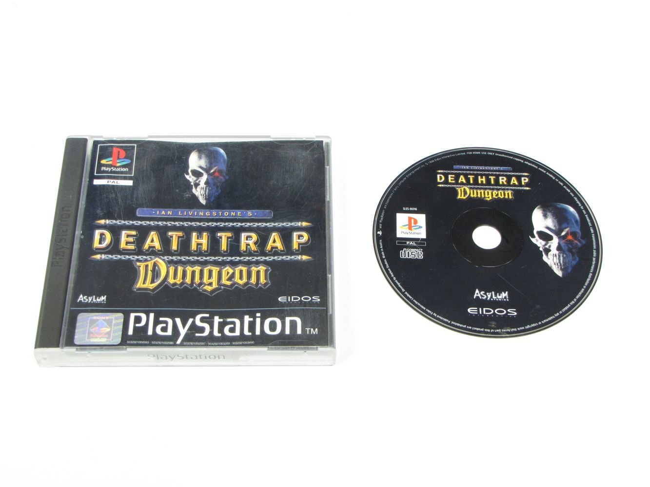 Jeu Deathtrap Dungeon Complet PS1 - Version PAL FR - Occasion En Bon état