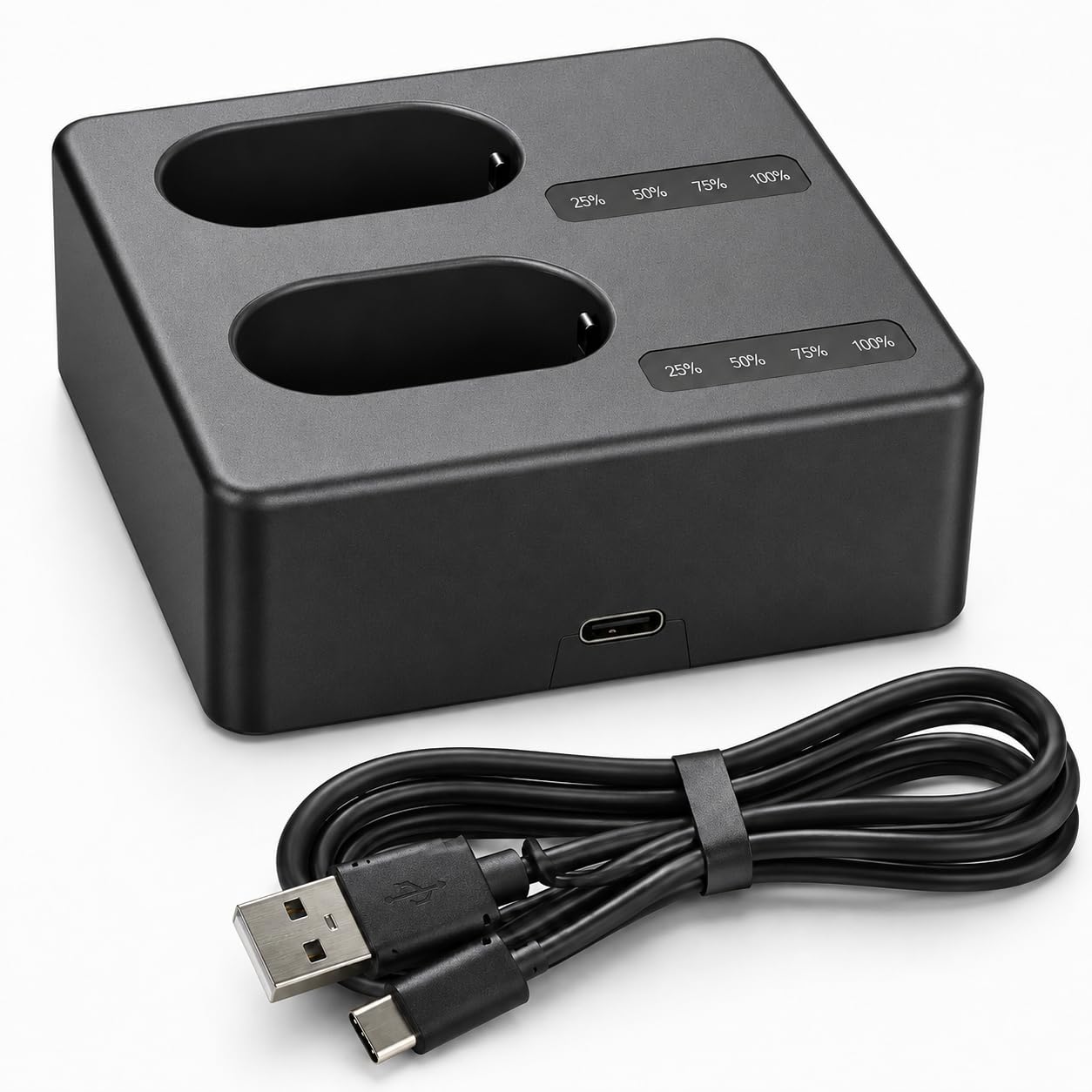 Dual-Slot Charging Dock Compatible with Wahl Arco & Arco SE, Replacement Charger Base with Digital Status Display, Includes Type-C Cable and 5V 1A Adapter for 8786, 1854, 1855 Clippers