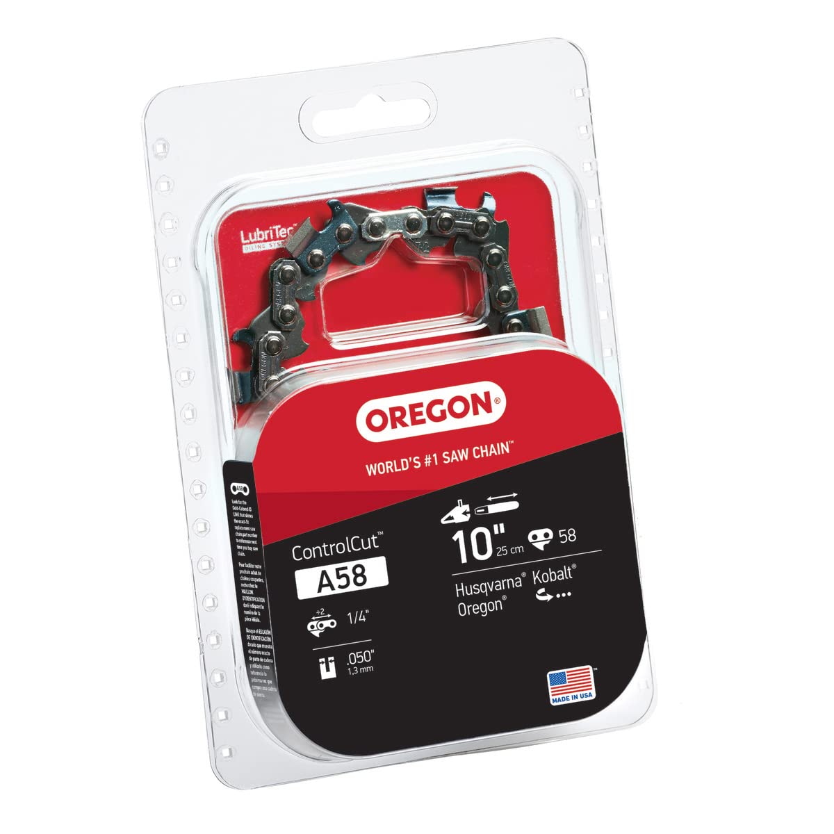 ⑤ado-chan Amazon.com: Oregon A58 ControlCut 16-Inch Chainsaw Chain 1/4