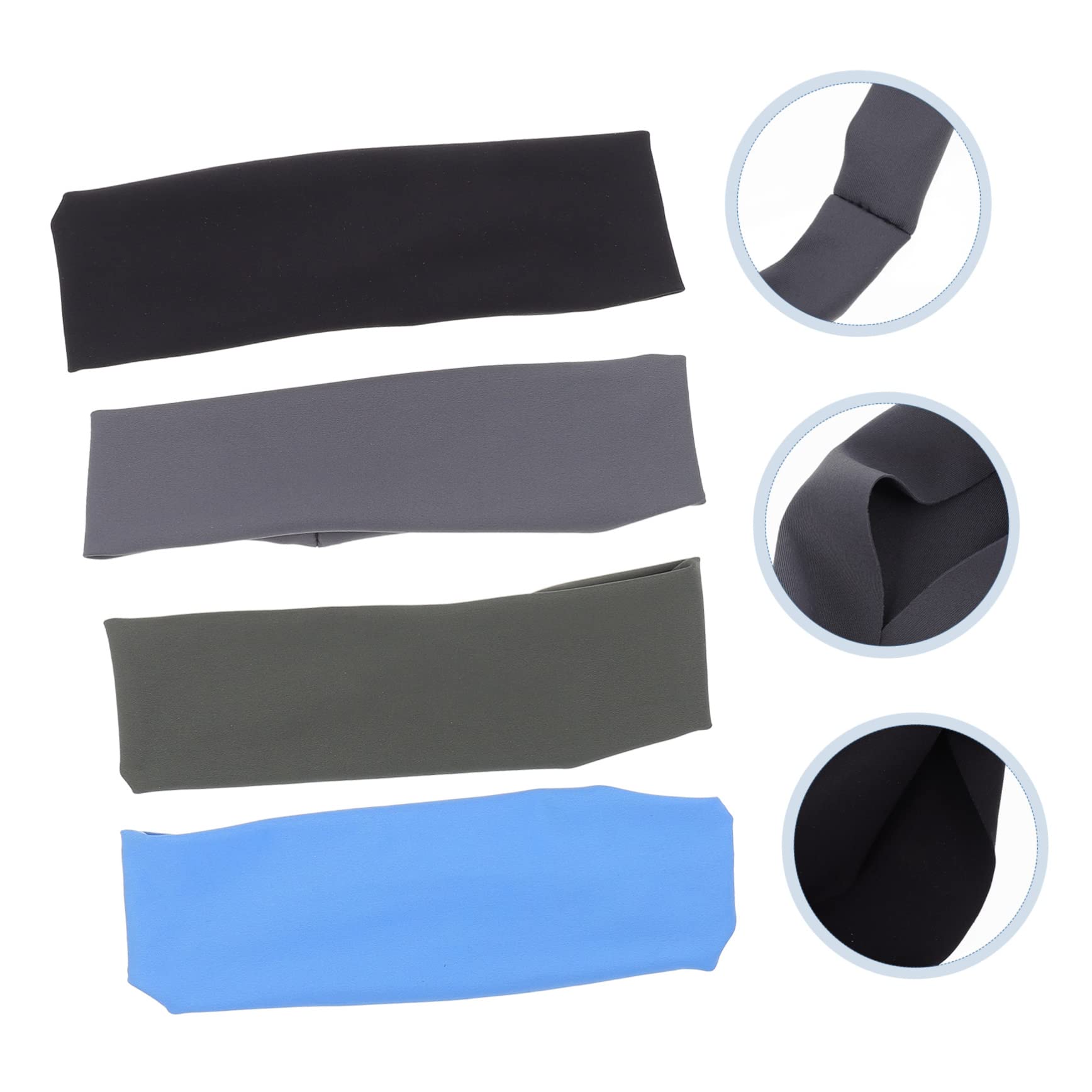 VALICLUD Sport Stirnband Atmungsaktives Sport-Stirnband Stirnbänder Für Übungen Sportliches Breites Stirnband Elastische Sport-stirnbänder Yoga-Stirnband Polyester